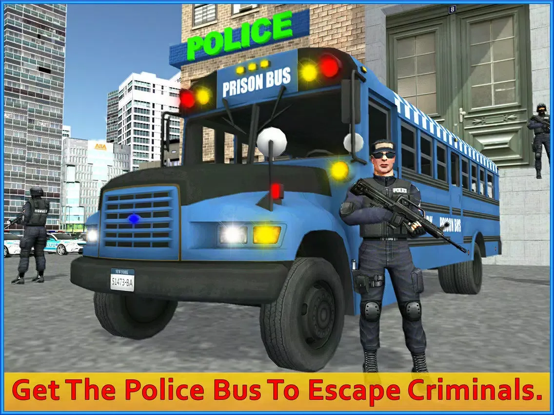 Ảnh chụp màn hình của Prison Bus Jail Escape Plan 3D iPad 