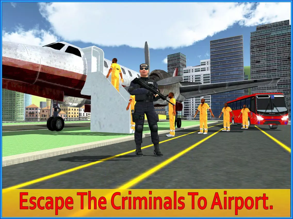 Ảnh chụp màn hình của Prison Bus Jail Escape Plan 3D iPad 