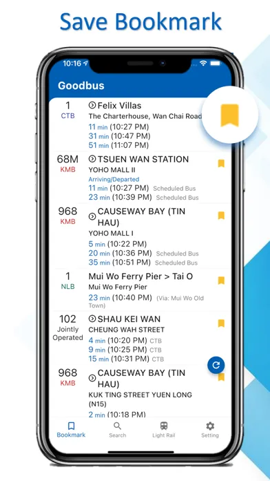 تصاویر Goodbus - Hong Kong bus ETA
