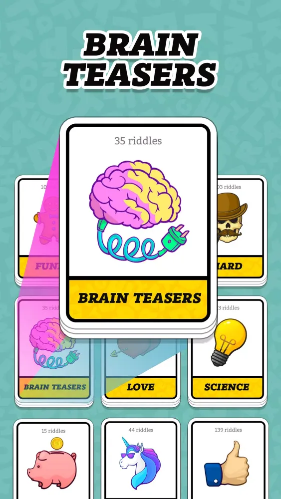Capturas de pantalla de Brain Teaser Riddles & Answers