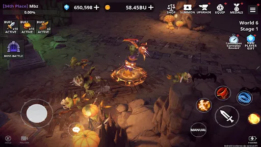 ภาพหน้าจอของ Dungeon Knight