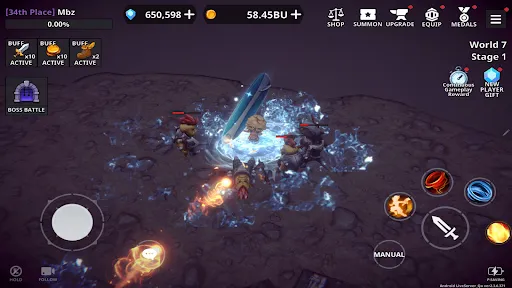 ภาพหน้าจอของ Dungeon Knight