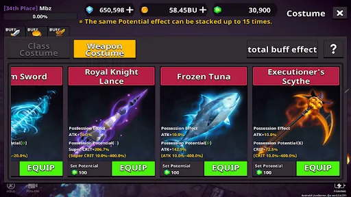 ภาพหน้าจอของ Dungeon Knight
