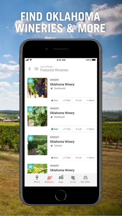 Oklahoma Wine Trails スクリーンショット
