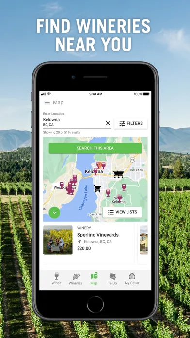 Wines of BC Explorer سکرین شاٹس