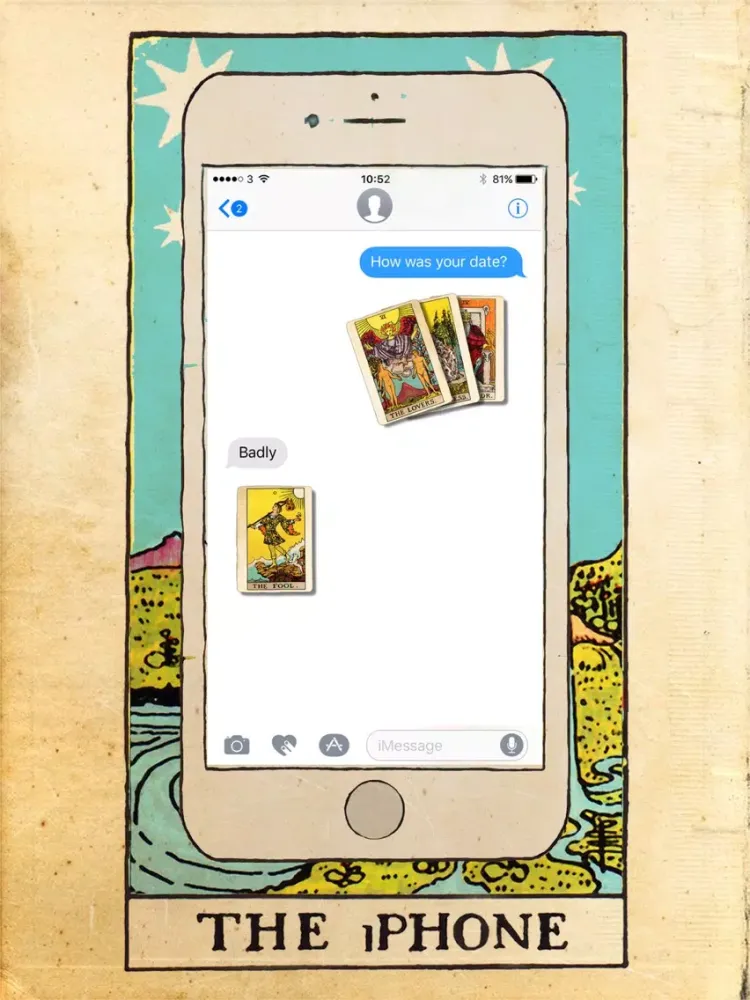 Tarot Card Stickers iPad  Screenshots