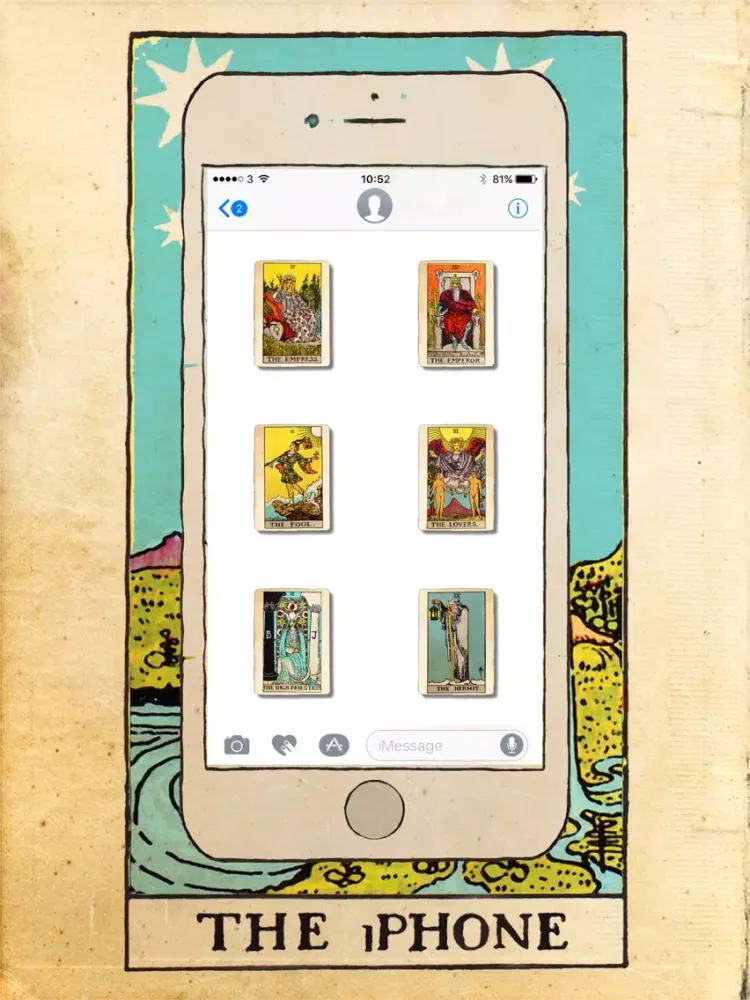 Tarot Card Stickers iPad  Screenshots