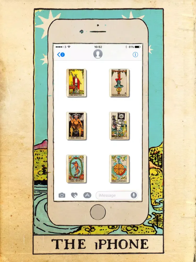 Tarot Card Stickers iPad  Screenshots