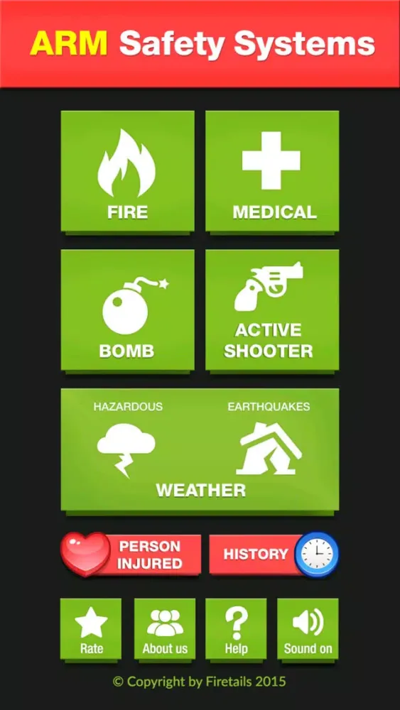 Скриншоты ARM Safety System