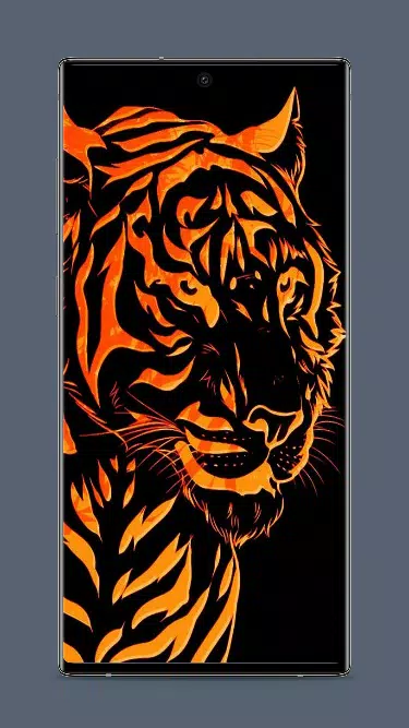 Fire Tiger Wallpaper Screenshots