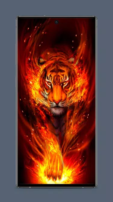 Fire Tiger Wallpaper Screenshots