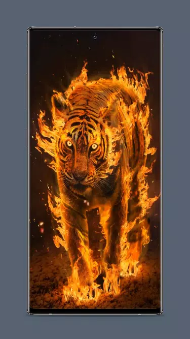 Fire Tiger Wallpaper Screenshots