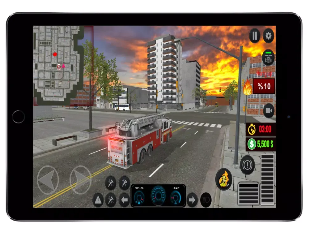 Fire Truck City 2 iPad 应用截图