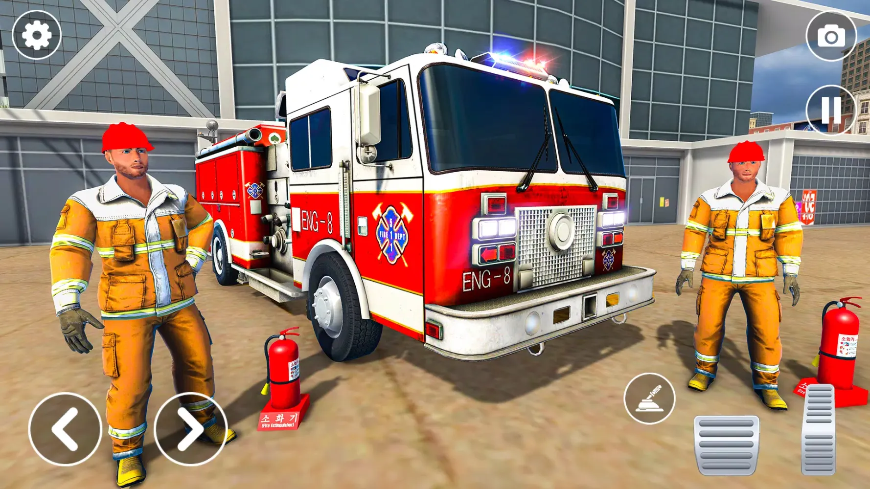 Tangkapan layar Fire Truck Games Rescue Sim