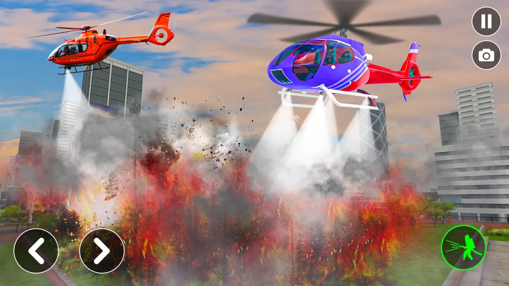 Tangkapan layar Fire Truck Games Rescue Sim