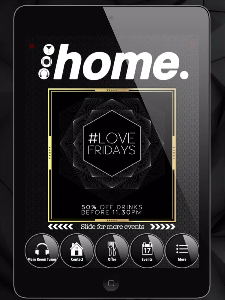 Home Lincoln Nightclub iPad  스크린샷