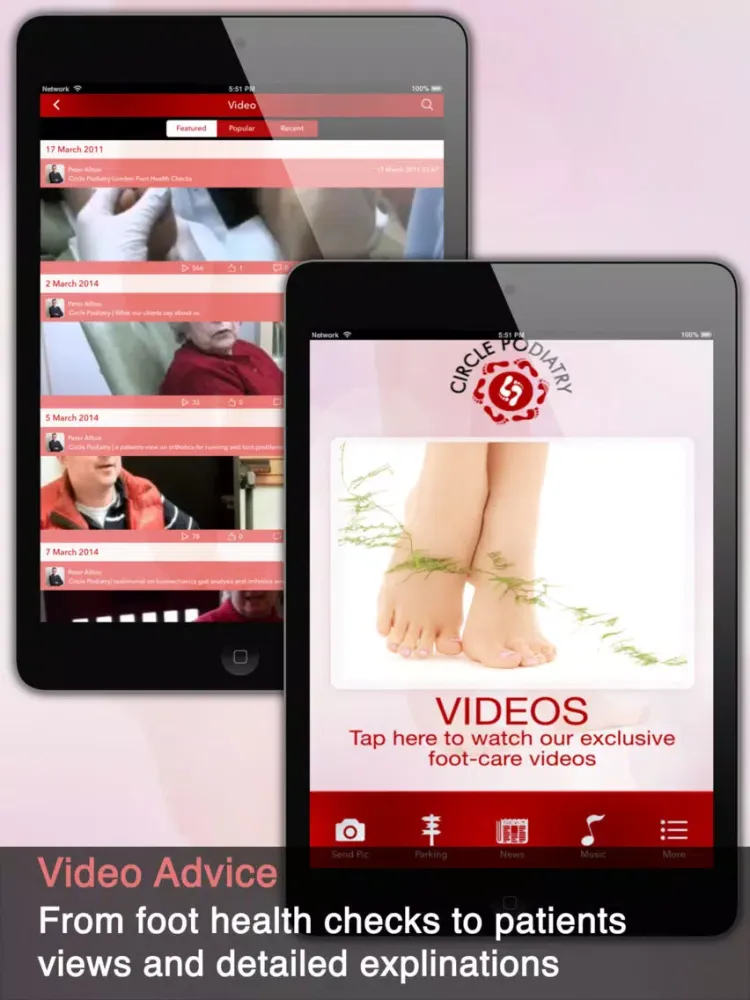 Capturas de pantalla de Foot App iPad 