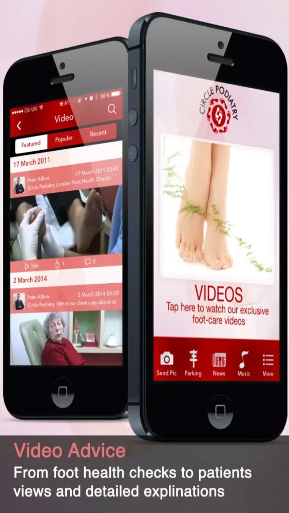 Capturas de pantalla de Foot App