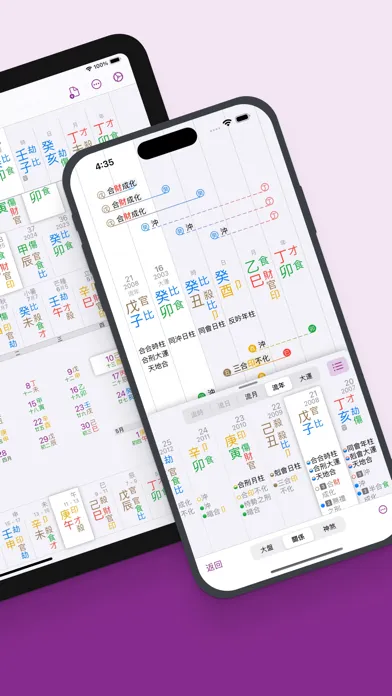 十三行八字 - 智能分析「刑沖會合」 স্ক্রিনশট