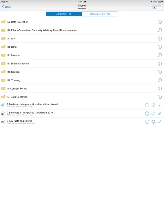 Firmex VDR iPad  스크린샷