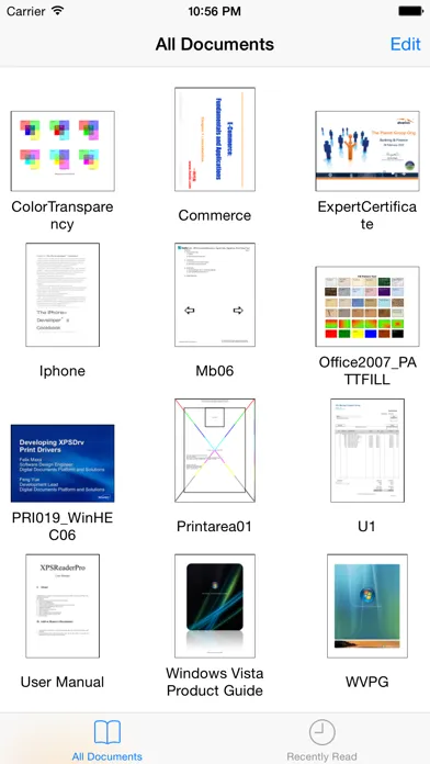 Capturas de pantalla de DjVu Reader Pro