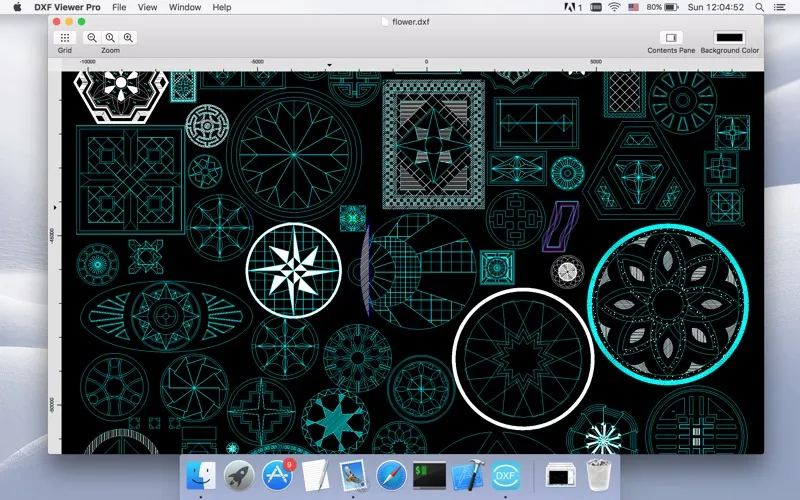 Tangkapan skrin DXF Viewer Pro
