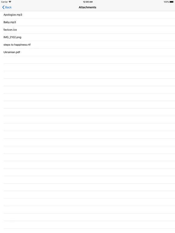 EML Viewer Pro iPad  スクリーンショット