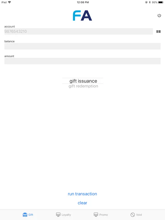 Tangkapan skrin FirstAdvantage iPad 