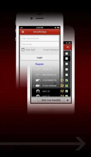 Zrzuty ekranu Smartbridge HD TVI / NVR
