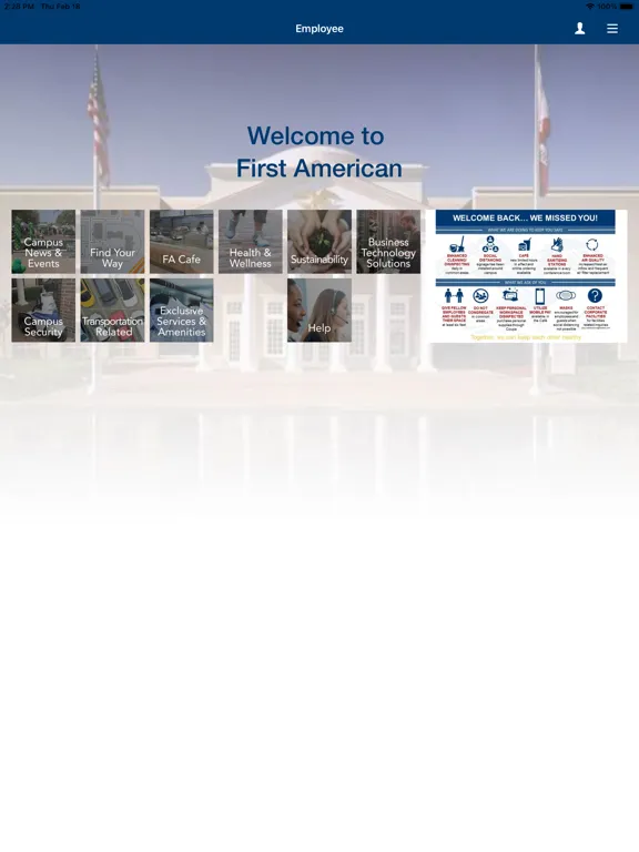 تصاویر FirstAm Campus App iPad 