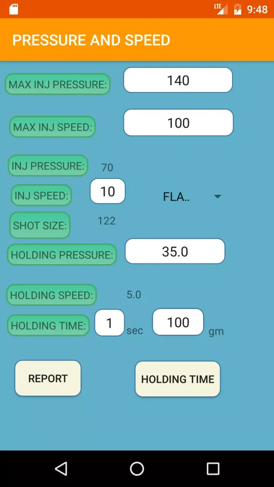SBS Injection Setting Screenshots