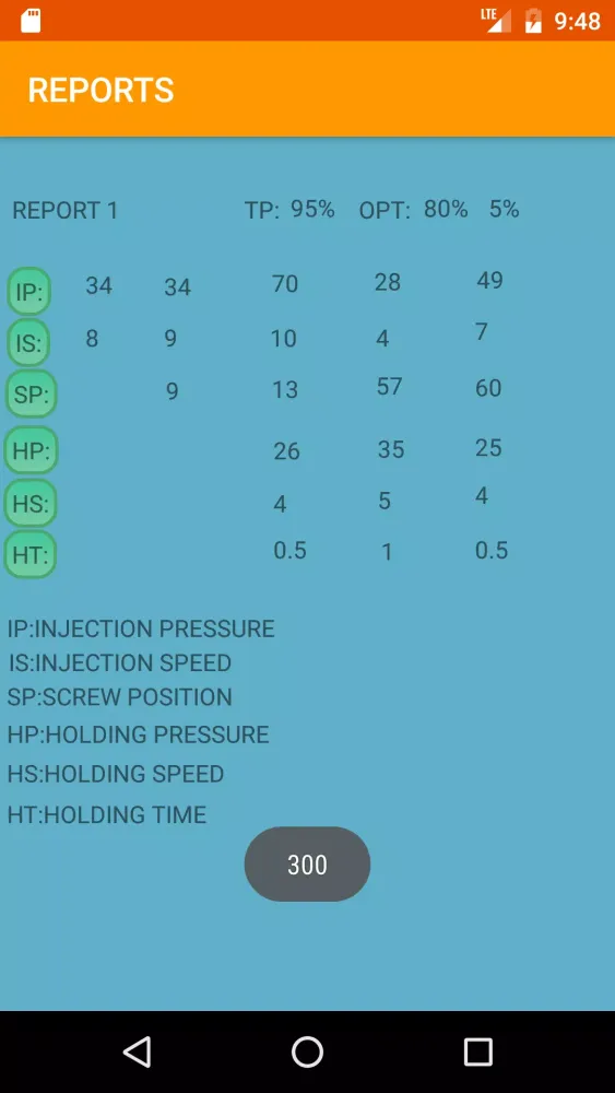 SBS Injection Setting Screenshots