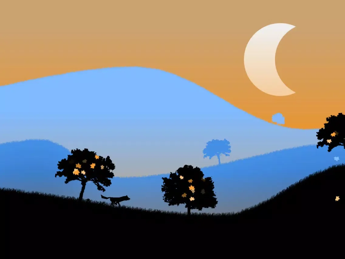 Sky Wolf - Run and Jump iPad  स्क्रीनशॉट