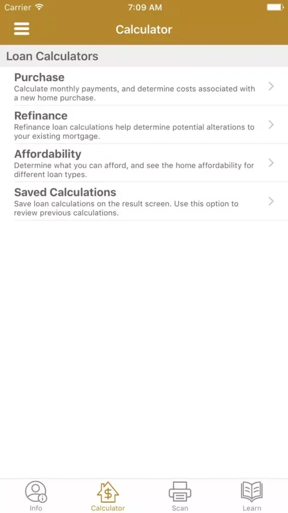 Zrzuty ekranu Mortgage Advisor by FCLS