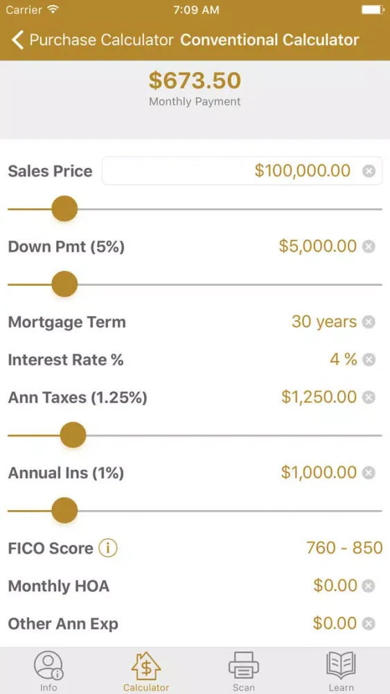 Zrzuty ekranu Mortgage Advisor by FCLS
