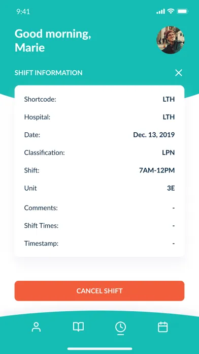 Captures d'écran de Nightingale Staffing Solution