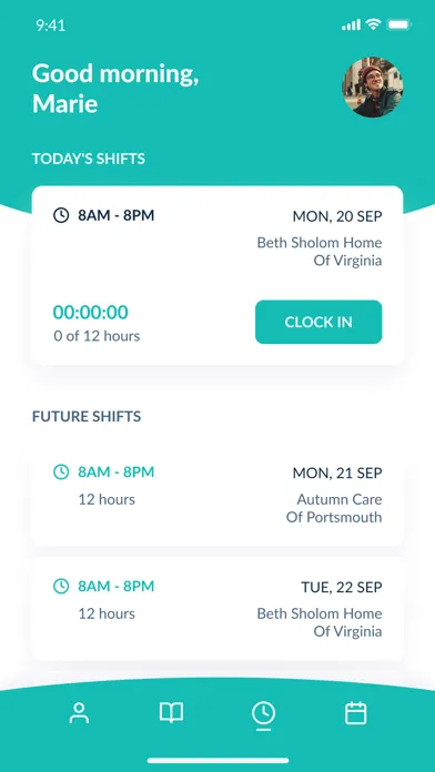 Captures d'écran de Nightingale Staffing Solution