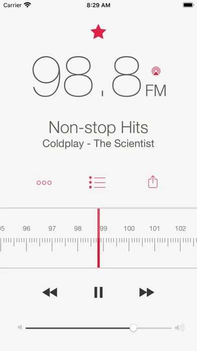 RadioApp - A Simple Radio App スクリーンショット