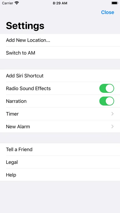 RadioApp - A Simple Radio App スクリーンショット