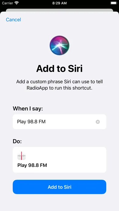 RadioApp - A Simple Radio App スクリーンショット