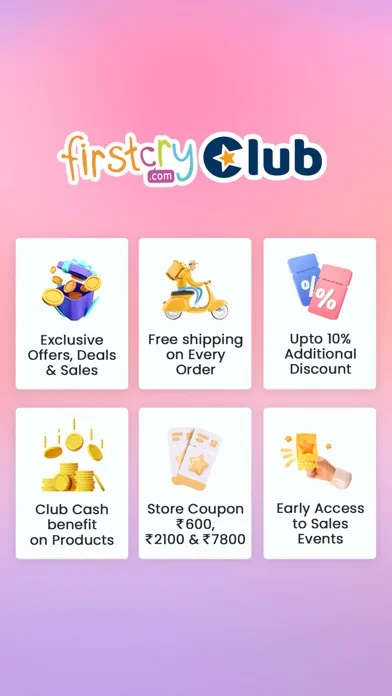 Capturas de pantalla de FirstCry India