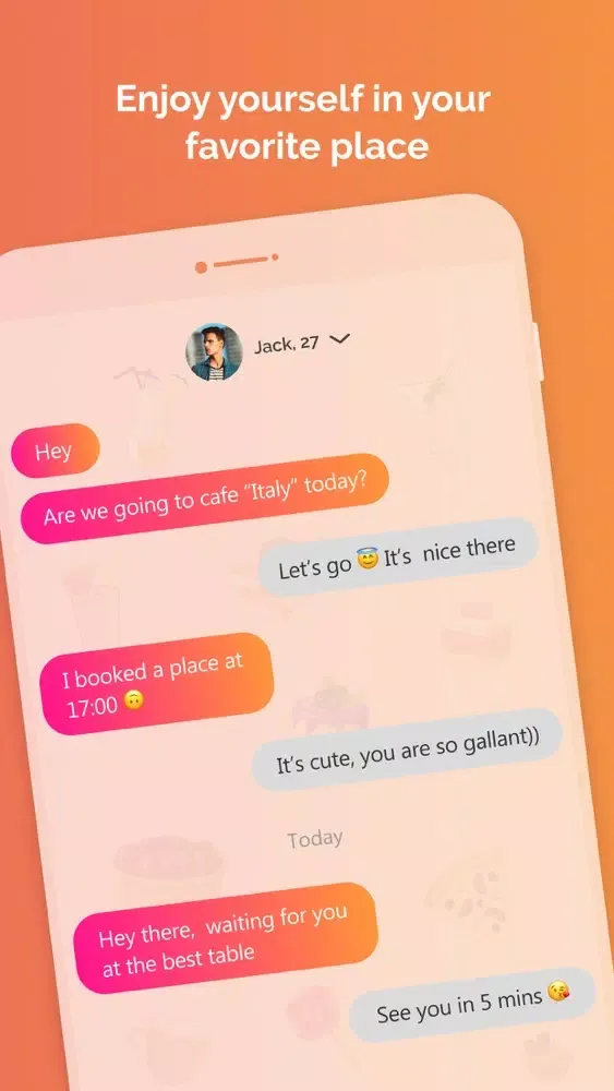 Ảnh chụp màn hình của Firstep: match, chats, drinks