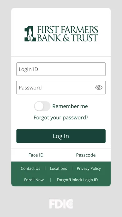 First Farmers Bank and Trust Screenshots