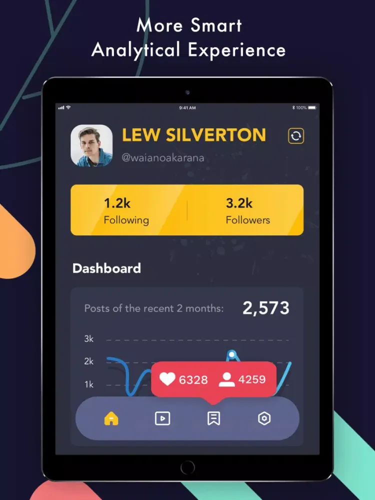 Followers Report Story iPad  Screenshots