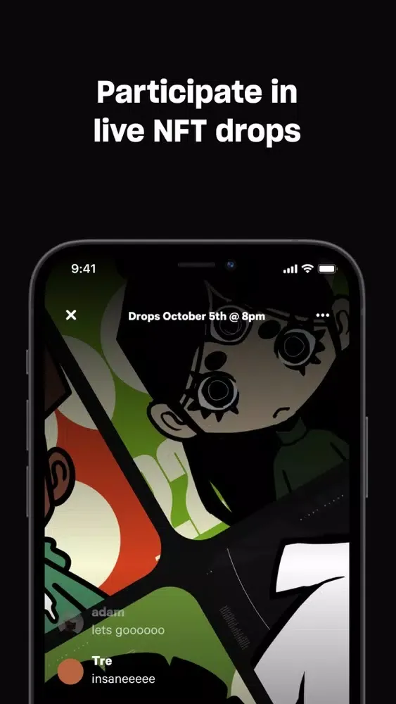 Captures d'écran de FirstFloor • Live NFT Drops