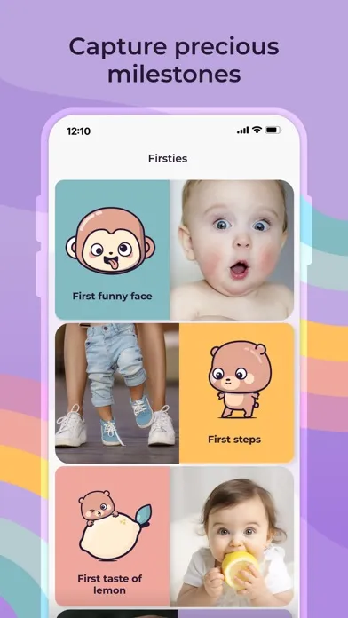 Captures d'écran de Firsties・Baby & Family Album