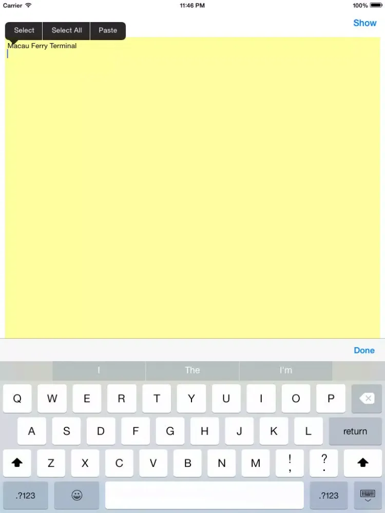 صور Hey! Show your destination to taxi driver iPad 