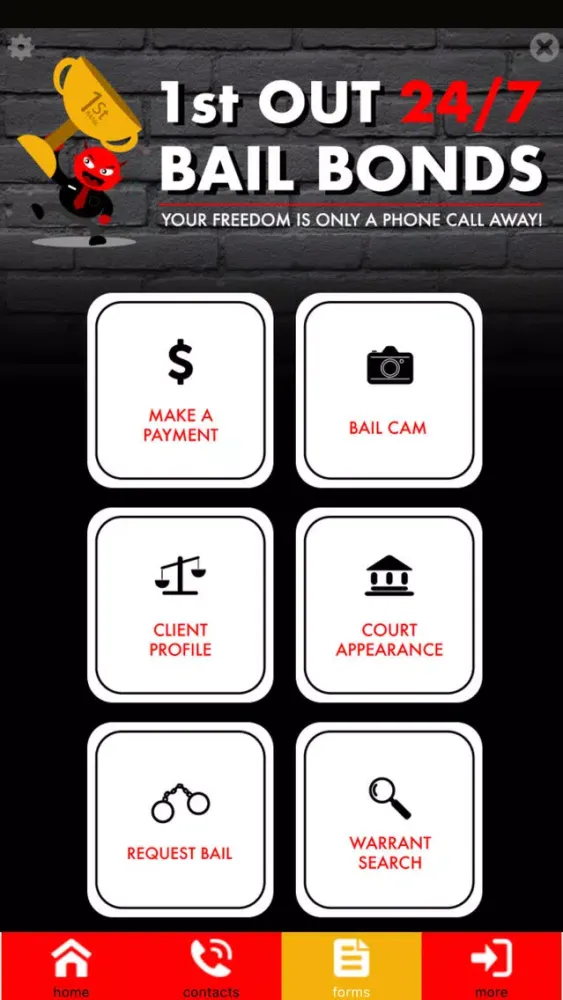 ภาพหน้าจอของ 1st Out 24/7 Bail Bonds