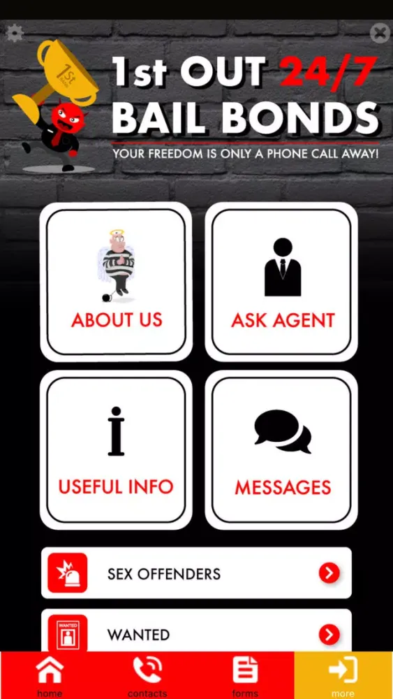 ภาพหน้าจอของ 1st Out 24/7 Bail Bonds