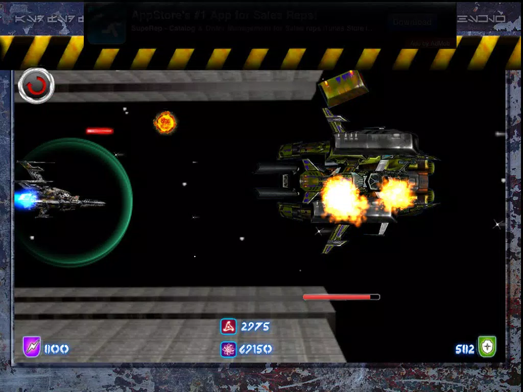 Tangkapan skrin MiniSpaceFighters iPad 